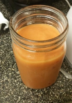 A picture of Peach perfect smoothie.