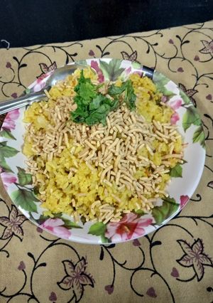 A picture of Yummy and healthy Steamed poha.
