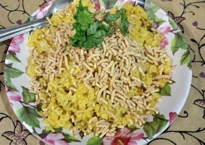 Yummy and healthy Steamed poha