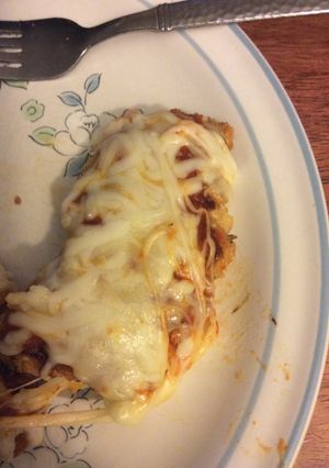 A picture of Baked Chicken Parm.