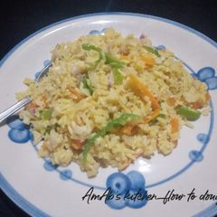 Cauliflower rice A picture of Cauliflower rice.