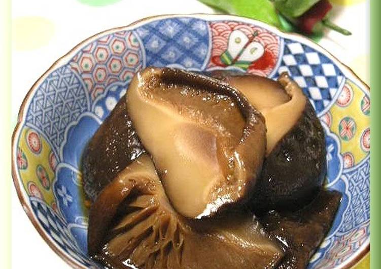 For Sushi: Slowly Simmered Shiitake Mushrooms