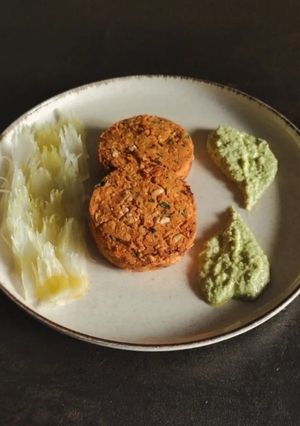 Foto di Polpette di Fagioli Coco con Pesto di Sedano