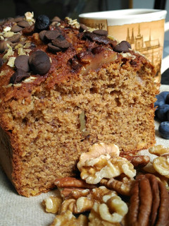Una foto de Bizcocho de plátano y nueces (banana Bread)