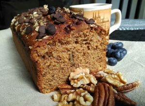 Foto principal de Bizcocho de plátano y nueces (banana Bread)