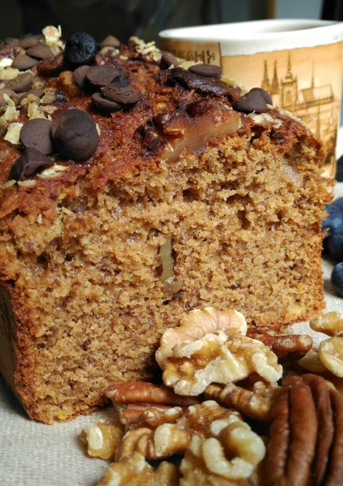Una foto de Bizcocho de plátano y nueces (banana Bread)