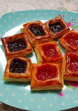 Foto resep Blueberry strawberry pastry