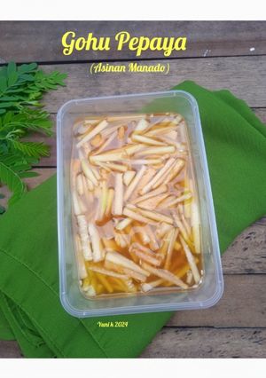 Foto resep Gohu pepaya (asinan Manado)