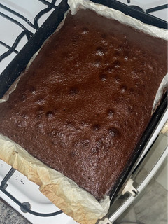 Una foto de Budín de chocolate 🍫 con chips de chocolate