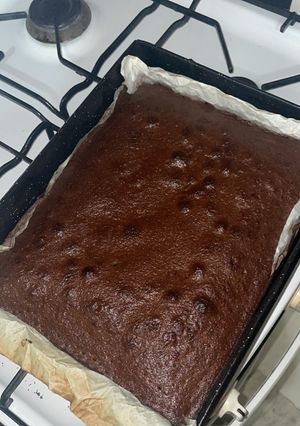 Una foto de Budín de chocolate 🍫 con chips de chocolate