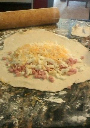 A picture of Stuffed Crust Ham and Cheese Pockets.