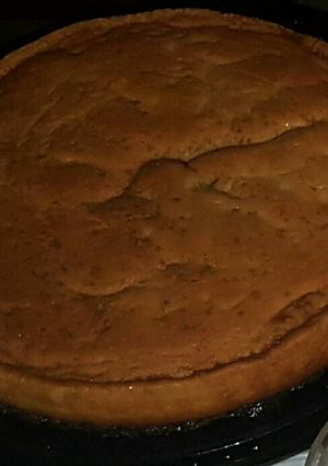 A picture of Chocoflan.