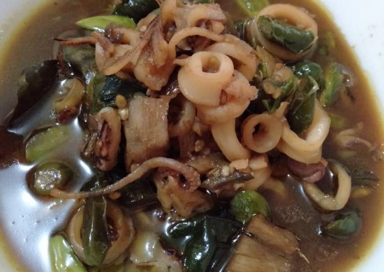 Cara Gampang Menyiapkan Cumi cabe ijo pedas manis yang nikmat