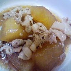 A picture of Easy and Super Tasty Pork and Winter Melon Simmered in Honey.
