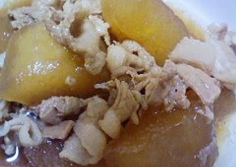 Easy and Super Tasty Pork and Winter Melon Simmered in Honey