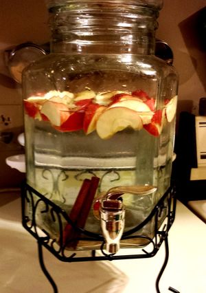 A picture of Apple Cinnamon Detox Water.