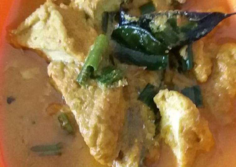 Resep Ikan gulai kembung campur tahu yang enak dan Mudah Dibuat