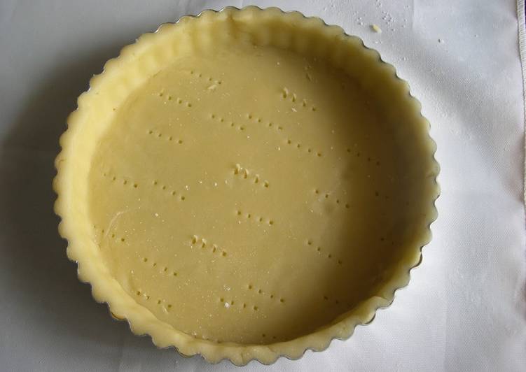 Easiest Way to Prepare Super Quick Homemade Sweet Pastry For Tart Crust (Pâte Sucrée)