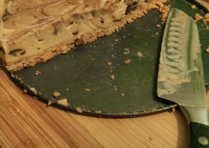 Recipe of Quick No-Bake Peanut Butter and Chocolate Marbled Cheesecake