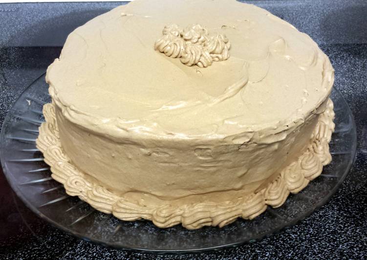 Cocoa Medallion Cake (a Hershey Recipe) & Whipped Chocolate Frosting