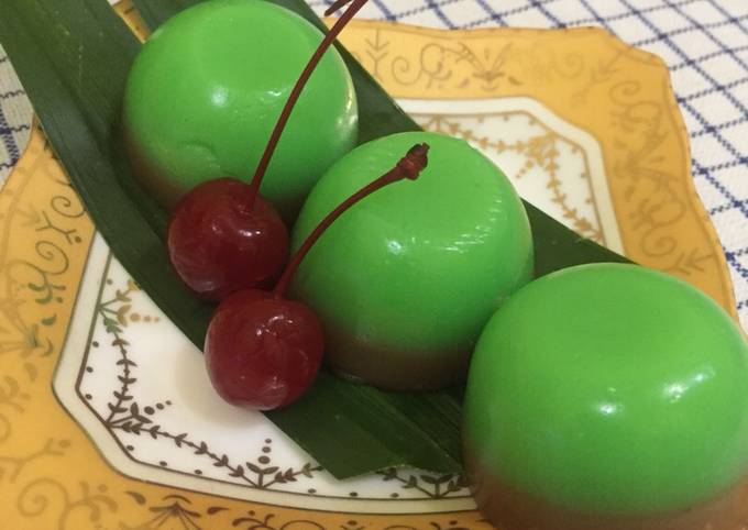 Recipe: Yummy Talam Pandan Gula Merah