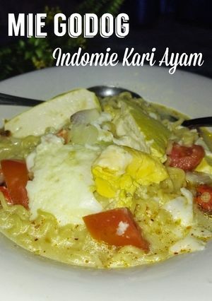 Foto resep Mie Godog Indomie Kari Ayam