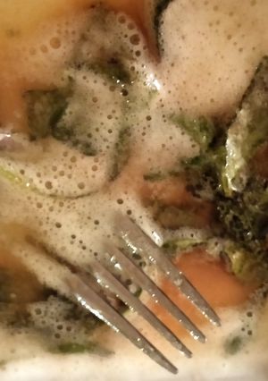 A picture of Brown butter sage sauce.