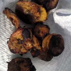 Baked spicy flax seed Plaintain A picture of Baked spicy flax seed Plaintain.