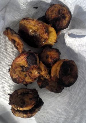 A picture of Baked spicy flax seed Plaintain.