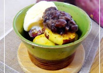 Without Fail Cooking Recipe Buttered Sweet Potatoes with Sweet Red Beans and Vanilla Ice Cream Practical Delicious Without Fail Cooking Recipe Buttered Sweet Potatoes with Sweet Red Beans and Vanilla Ice Cream Practical Delicious
