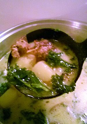 A picture of Spicy Italian Soup.