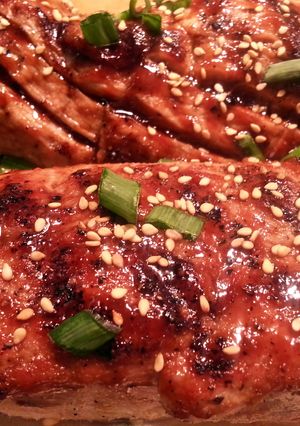 A picture of Hoisin Grilled Pork Tenderloin.
