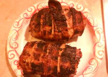 Easiest Way to Recipe Appetizing Bacon wrapped stuffed Pork chops