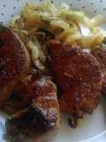 Fried lambs liver and onions