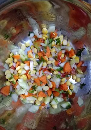 A picture of Chana Dal Salad.