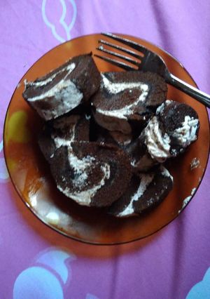 Foto resep Bolu gulung coklat kukus
