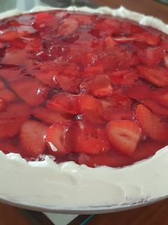 Una foto de Tarta de fresas