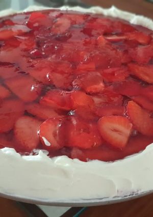 Una foto de Tarta de fresas