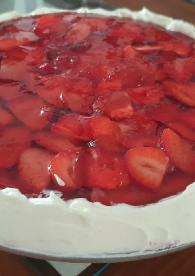 Una foto de Tarta de fresas