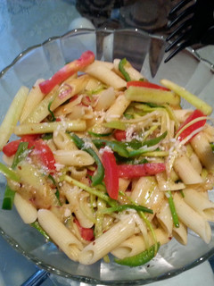 A picture of Penne Salad with Dressing (Veg).