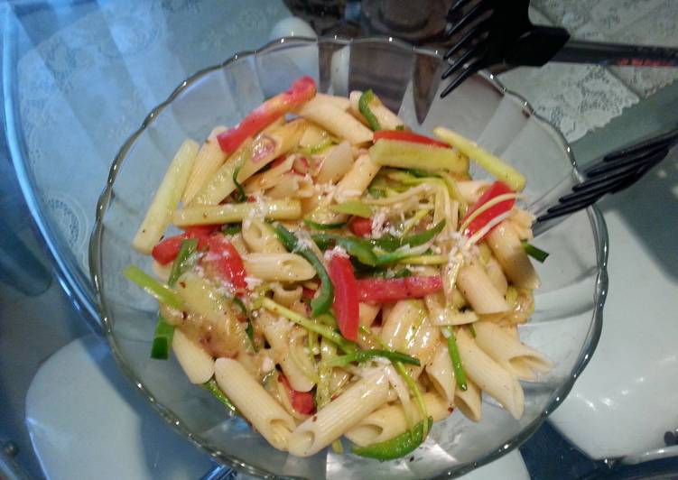 Recipe of Homemade Penne Salad with Dressing (Veg)
