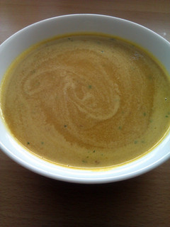 A picture of Vickys Mulligatawny Soup, GF DF EF SF NF.