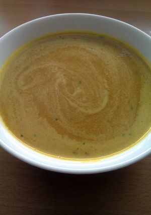 A picture of Vickys Mulligatawny Soup, GF DF EF SF NF.