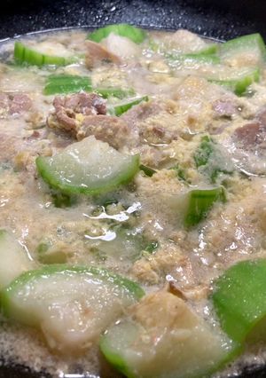 【共食團】蛋炒絲瓜豬肉 的食譜成品照片