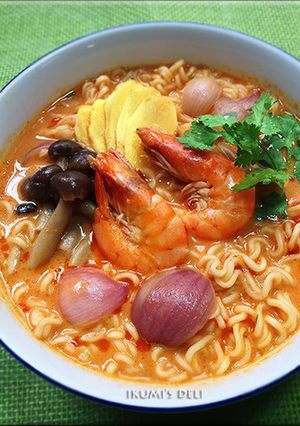 A picture of Transform Sapporo Ichiban Ramen into Rich Tom Yum Goong Ramen.