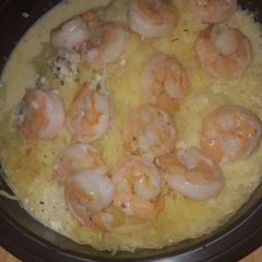 A picture of Not your ordinary shrimp scampi.
