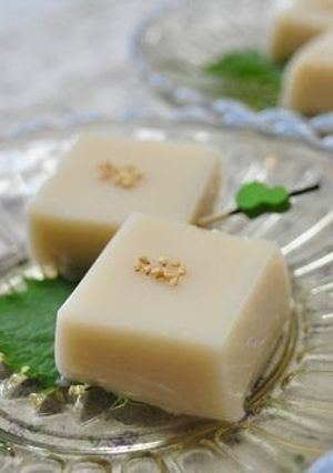 A picture of Sesame Tofu using Warabi Mochiko.