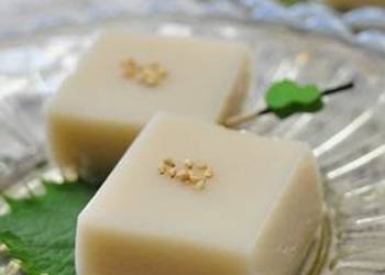 The New Way Making Recipe Sesame Tofu using Warabi Mochiko Delicious Nutritious