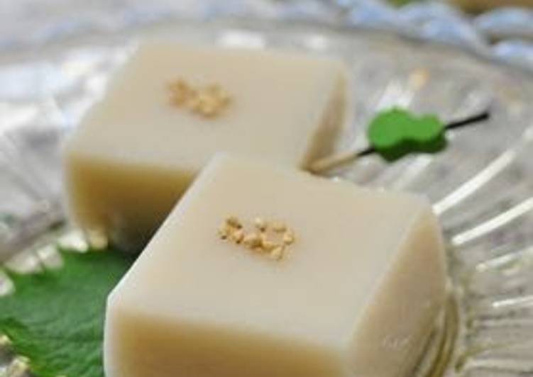 Sesame Tofu using Warabi Mochiko Sesame Tofu using Warabi Mochiko