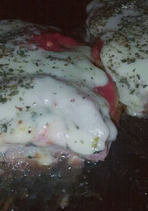 Una foto de Bondiola de cerdo a la pizza